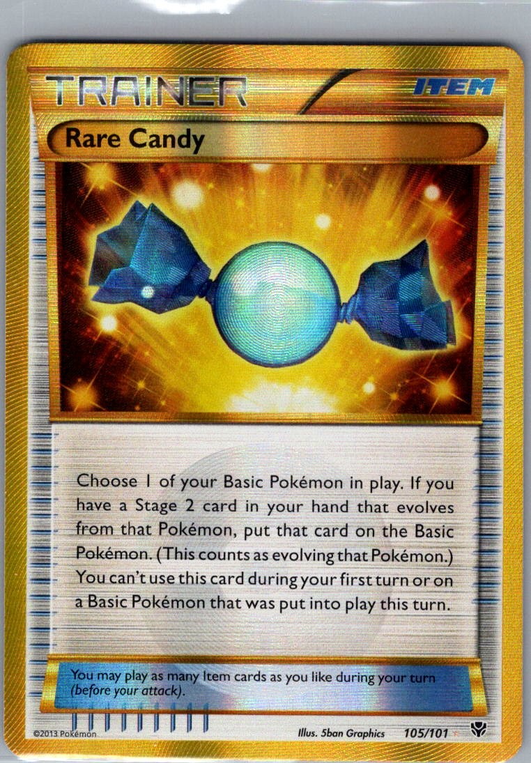Rare Candy (Secret Rare) 105/101 Plasma Blast - Pokemon Card - NM