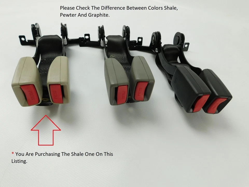 Hebilla de extremo de cinturón de seguridad segunda fila marrón OEM Avalanche Escalade EXT 2003 - 2006 ✅ Foto 2 de 4