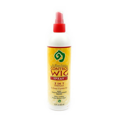 African Essence 3-in-1 Wig Spray Moisturizing Shine/Gloss 12 fl oz (000751)