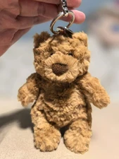 Bartholomew Bear Bag Charm Bear Keychain Jelly Cat Soft Plush Toy Gift NWT