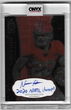 Najee Harris 2021 ONYX FOOTBALL ROOKIE AUTOGRAPH CARD Alabama inscription AUTO. rookie card picture