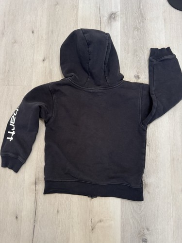 Carhartt Kids Hoodie Black Full Zip Sweatshirt, Size 6 - Picture 5 of 6