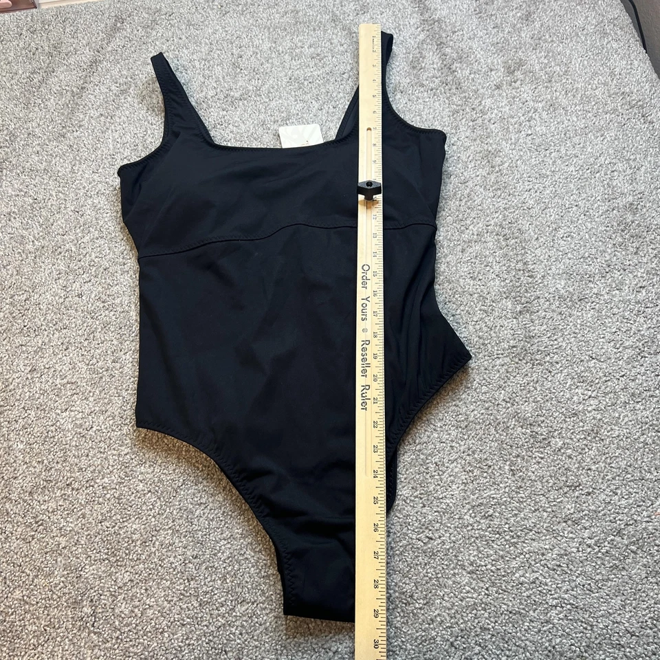 Fabletics Swimsuit Womens XL Black Sunset Scoop One Piece Full Coverage New Tags - Image 4 of 4