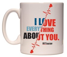 Tazza da caffè in ceramica Grey's Anatomy I Love You 11 oz.