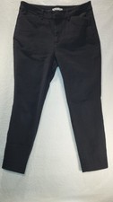 Nine West Slim Ankle Pants Women’s 12 Black Career Work Dress Pants