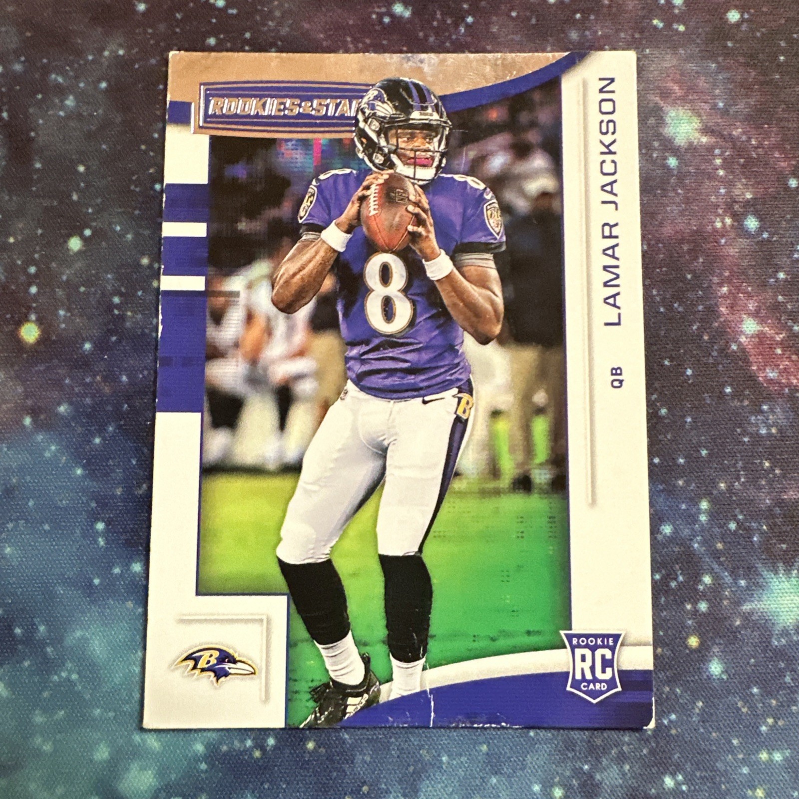 Lamar Jackson 2018 Panini Rookies & Stars Football RC Ravens #112