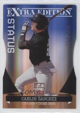 2011 Donruss Elite Extra Edition Blue Status Die-Cut Yolmer Sanchez Carlos 0e2x