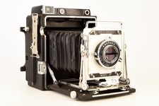 Graflex Speed Graphic Model FP 4x5 Camera with Optar 135mm f4.7 Lens Vintage V39