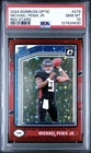 2024 Donruss Optic Rated Rookie Michael Penix Jr. Red Stars Prizm PSA 10 GEM
