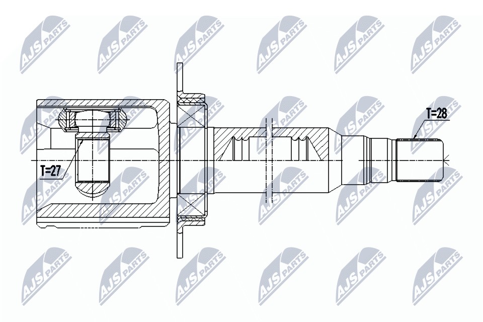 Inner Cv Joint Right For Volvo S60ii D4/T6 13-, V60 D4 13- - Image 8