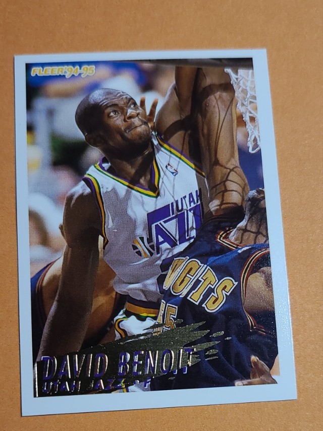 1994 Fleer 95 Fleer David Benoit Utah Jazz #219
