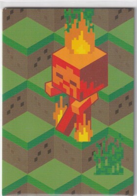 Panini Minecraft Time to Mine Trading Cards Karte Nr. 80 Scene Card Grass 8