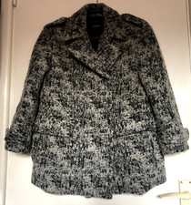 Gryphon New York Soft Fluffy Jacket, Grey, M, Pit To Pit 18", Top To Bottom 26"