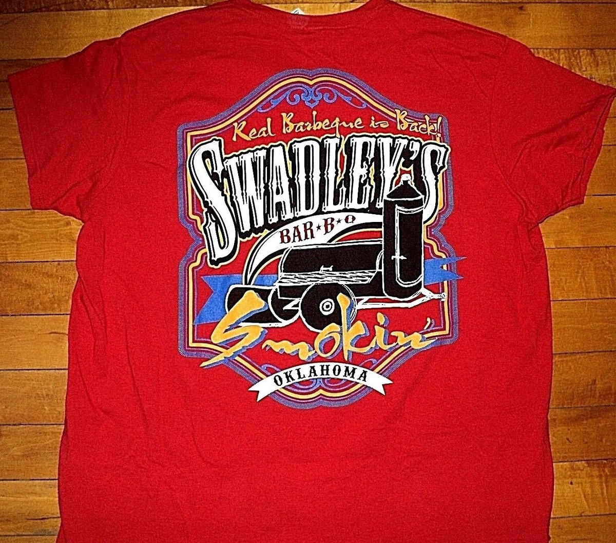 OKLAHOMA CITY World Famous Ribs Swadley's Real Barbeque NEW T