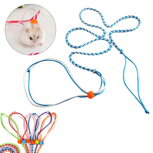 Adjustable Hamster Harness Leash and Collar Walking Lead for Hamster