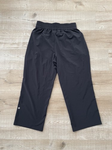 Lululemon Lightweight High Rise Wide Leg Culottes Swift Black 8 Travel W6COJS - Picture 7 of 12