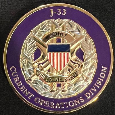 J-33 Current Operations Division Challenge Coin