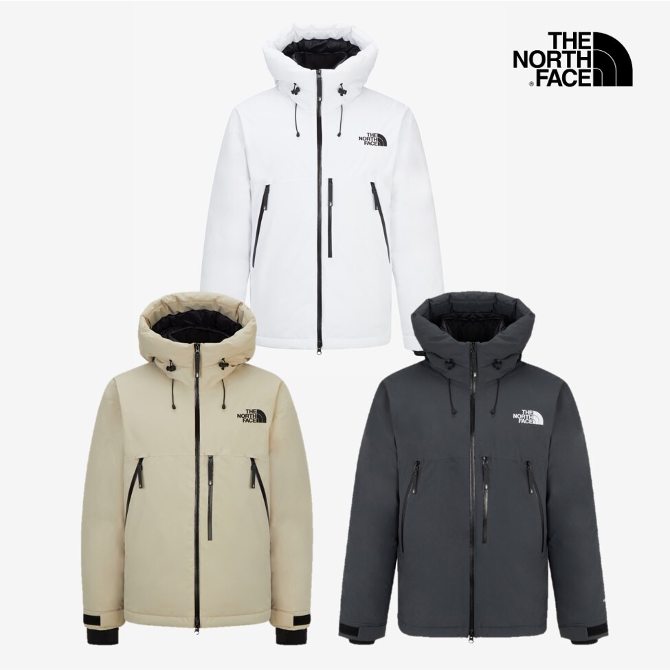 The North Face Korea M'S FELIX RDS DOWN WHITE JACKET NJ1DQ52 ASIAN