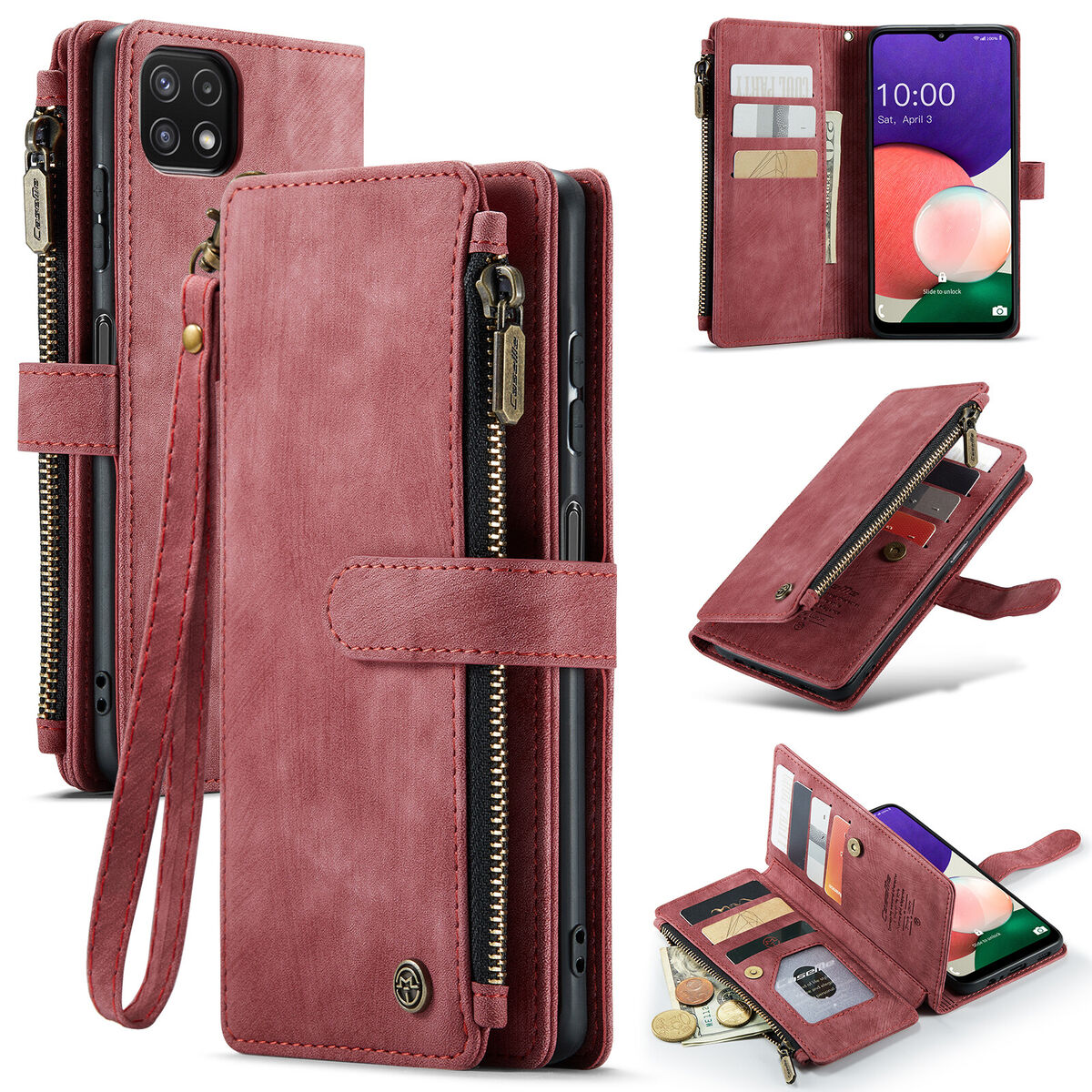 CaseMe Samsung Galaxy A54 5G Magnetic Detachable Leather