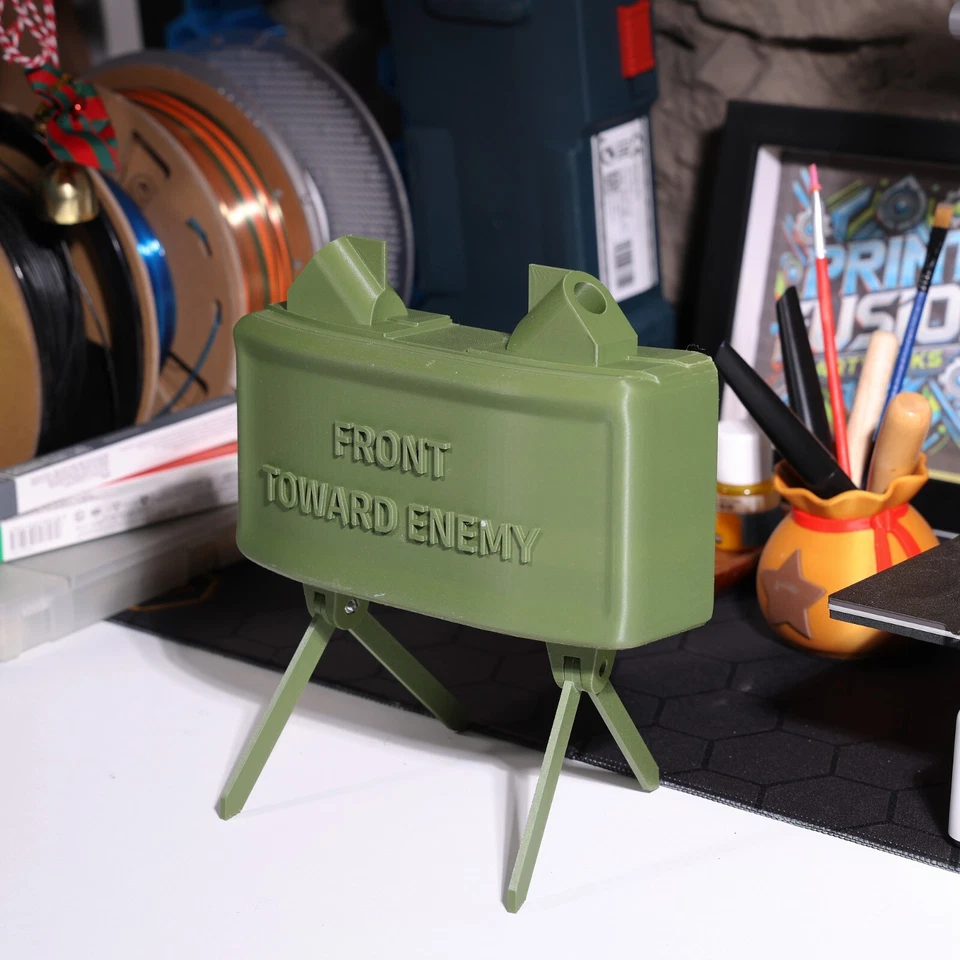 M18A1 Claymore Mine Bluetooth Speaker - Unique Military Gift, 3D Print Decor - Image 3 of 4