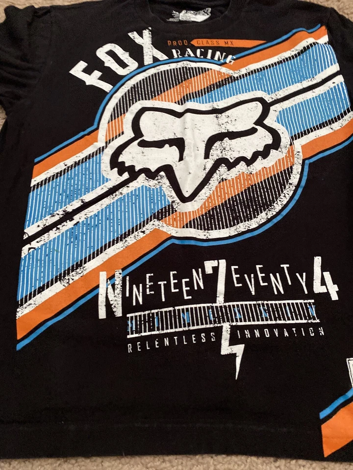 Camiseta Fox Trade Mark Fox Racing Xs Nineteen 7eventy4 Implacable Innovación Foto 2 de 4