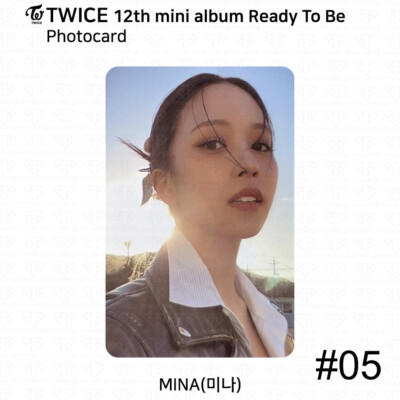 TWICE 12th Mini Album Ready To Be Photocard Message Card Poster
