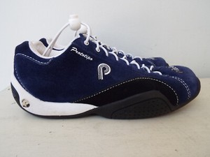 Piloti Mens 9 Scuderia Driving Shoes White/Navy Leather Lace-Up Low Top EUC Piloti | Shoes | Piloti Competition Driving Shoes Prototipo  main image 2