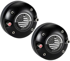 2x Eminence ASD 1001B 1" High Frequency Titanium Horn Driver 2-Bolt, 50W 8-Ohm