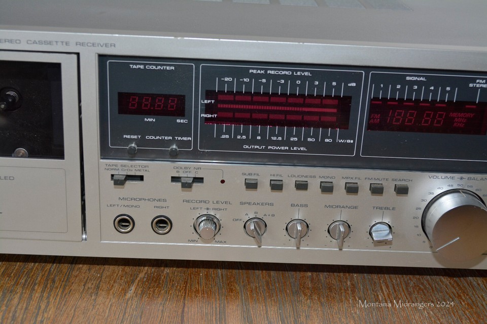 Realistic AM FM Stereo Cassette Receiver 1985-86 Made In Japan Fully ...