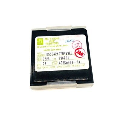 State of the Art D55342K07B499ES Thin Film Chip Resistors 499kΩ ±1%