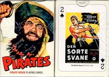 Pirate Movie Playing Cards Poker Size Deck Piatnik Custom Limited New Sealed