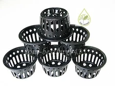 Round Mesh Net Pot Basket 5 Free 1 Vanda Orchid Cup 6" Phalaenopsis Paphiopedil