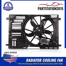 Fits Ford Escape 2013-16 Transit Connect 2014-22 Radiator Cooling Fan Assembly