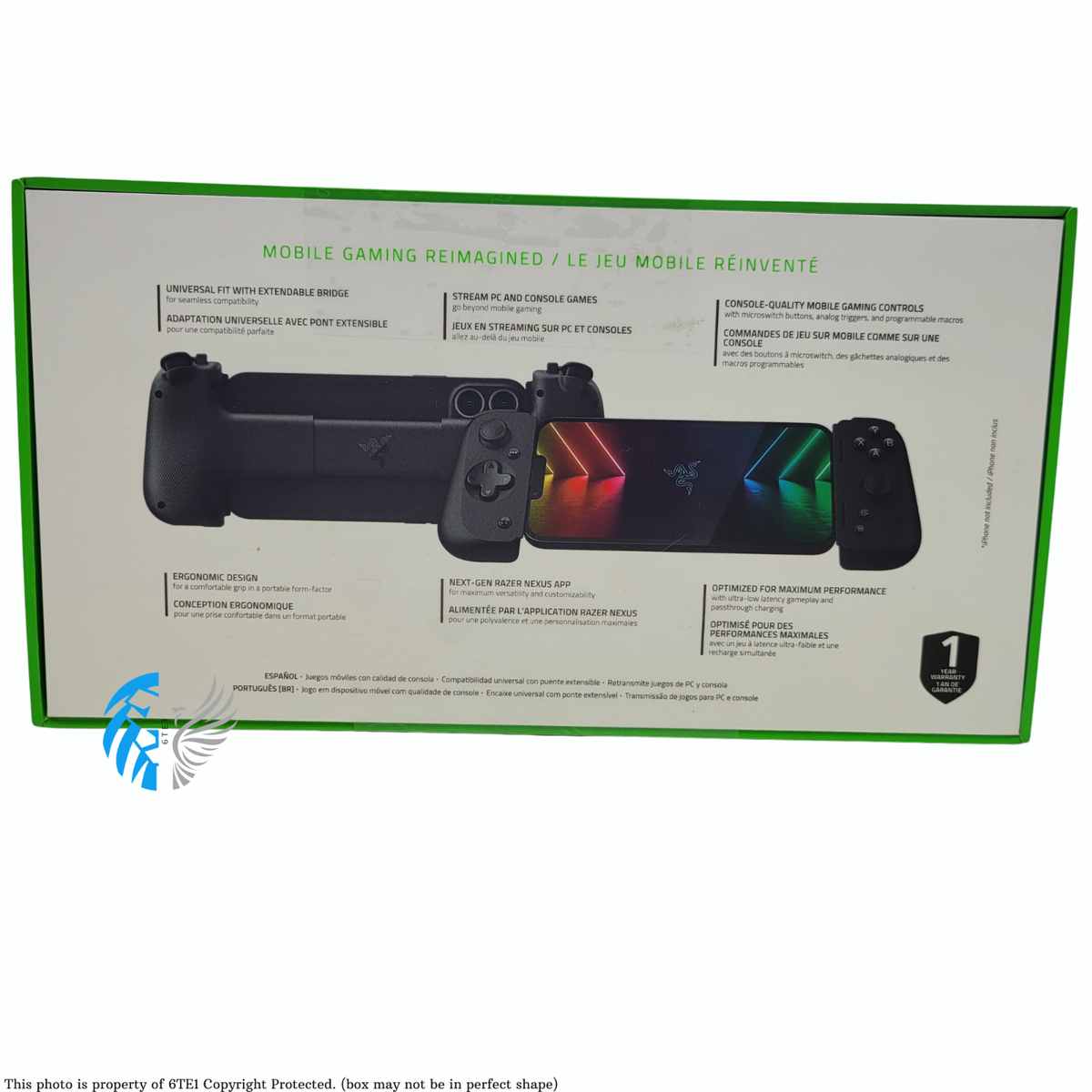 Razer Kishi V2 Universal Mobile Gaming Controller for iPhone (RZ06