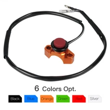 Engine Kill Starter Switch Button For Honda Kawasaki Suzuki Yamaha BMW Husaberg