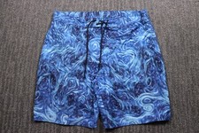 Outer known Men's Swim Trunks size 32x8 Beach Swirls Outdoor Drawstring Pockets