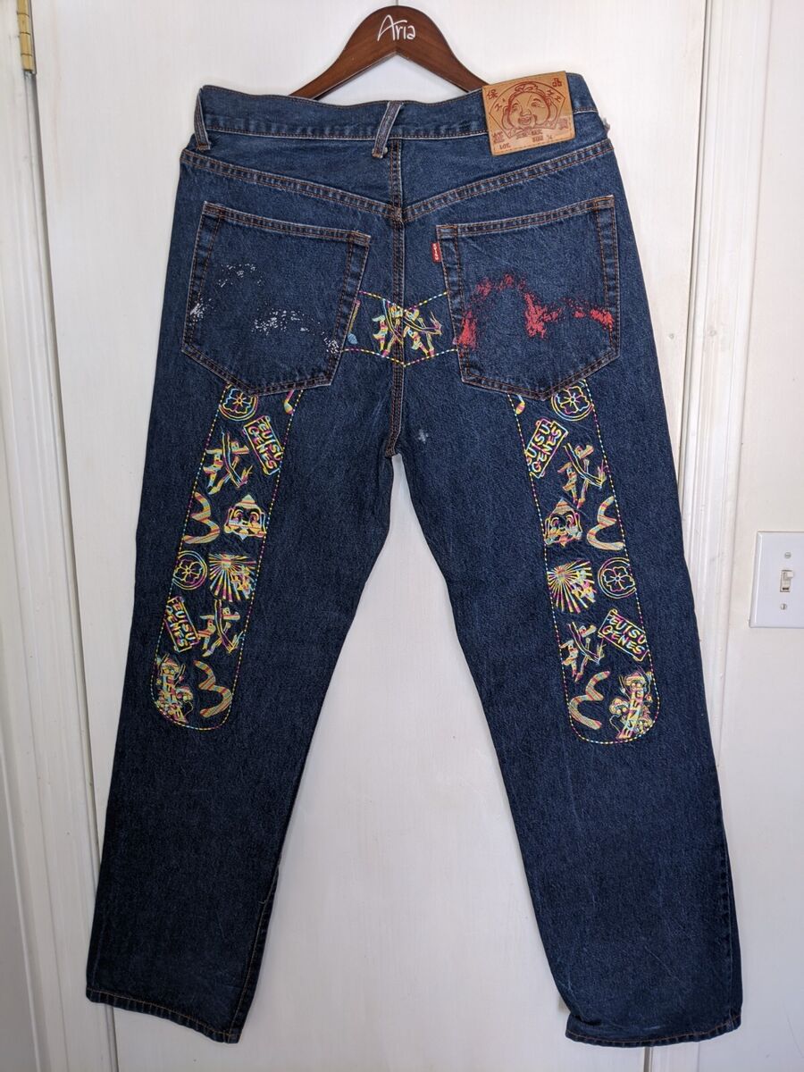 VTG Y2K Evisu Japanese Denim Jeans Men's Size 34 Embroidered VTG Y2K Evisu Japanese Denim Jeans Men's Size 34 Embroidered