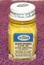 1980 VTG Yellow 1114 Testors Model Gloss Enamel Paint 1/4 Fl Oz.