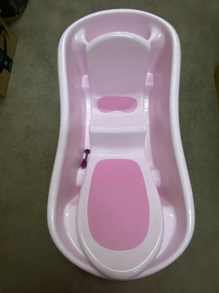 Bañera de recién nacido a niño The First Years - Pura comodidad de lujo - Rosa - Nueva Foto 2 de 4