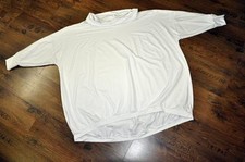 Lagenlook Big-Ballon-Pulli Kragen WHITE Jersey 46,48,50,52,54,XXL,XXXL,XXXXL
