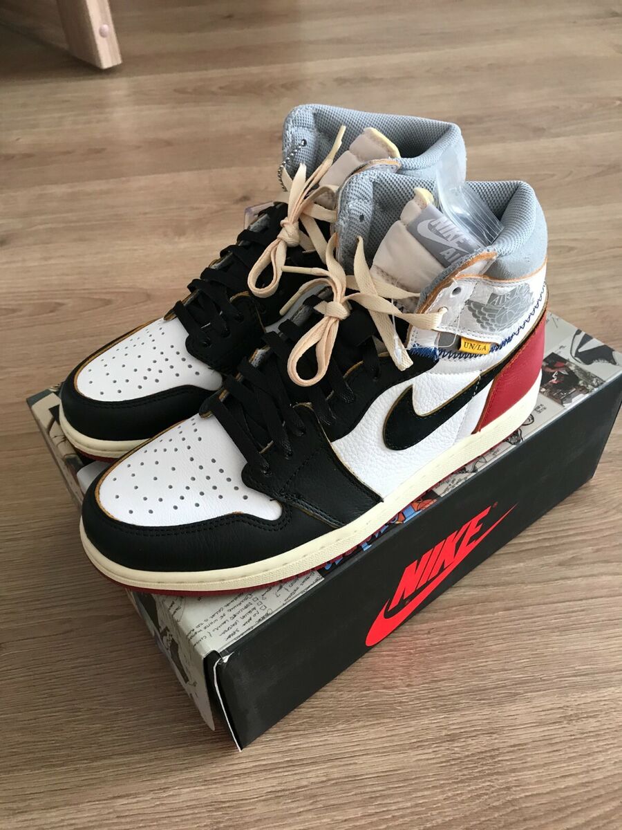 Air Jordan 1 Retro High Union Los Angeles Black Toe BV   eBay