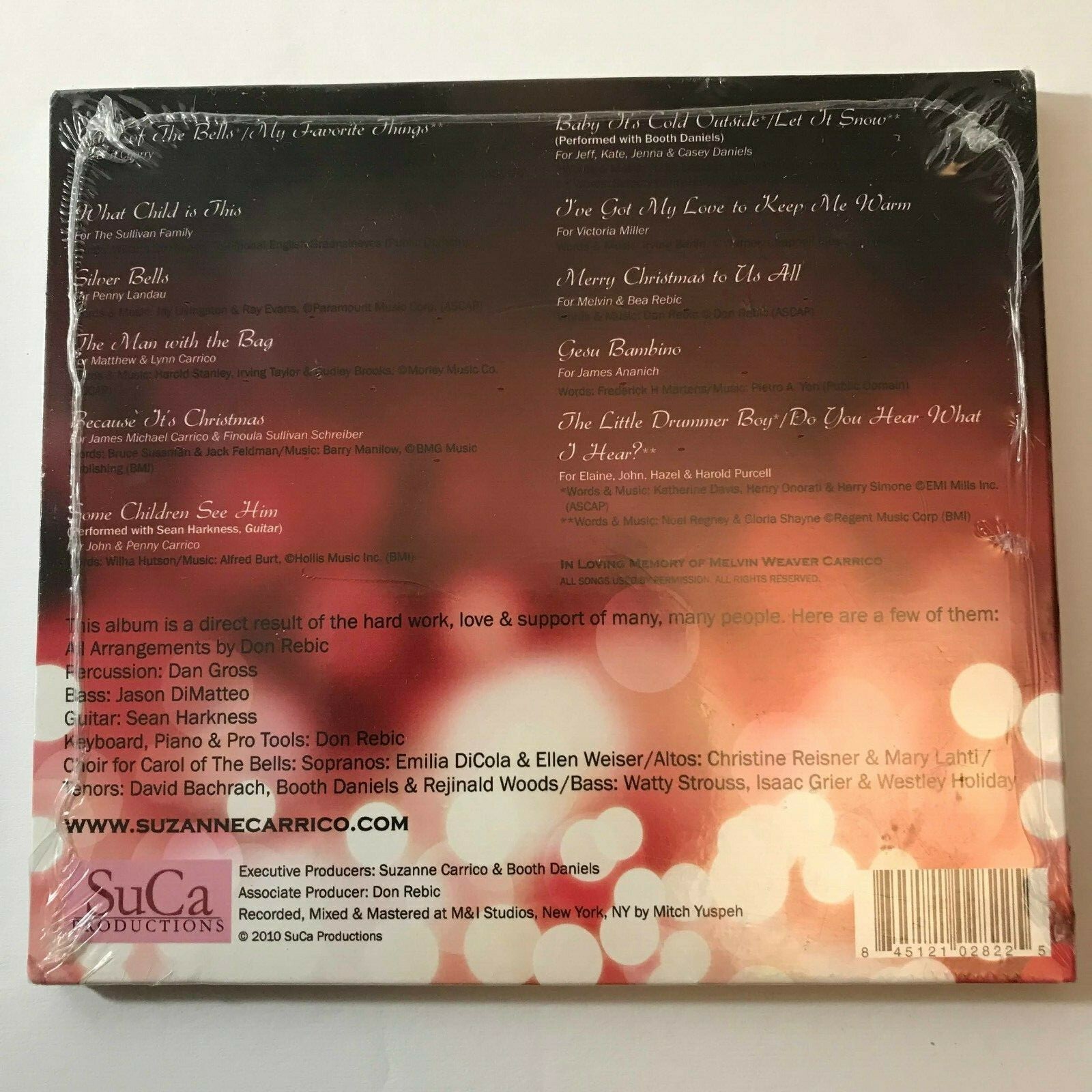 What Christmas Time Means to Me Suzanne Carrico 845121028225