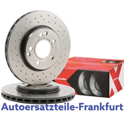 2x BREMBO Bremsscheiben VORNE MERCEDES-BENZ C - E KLASSE W203 W210 CLK C209 SLK 