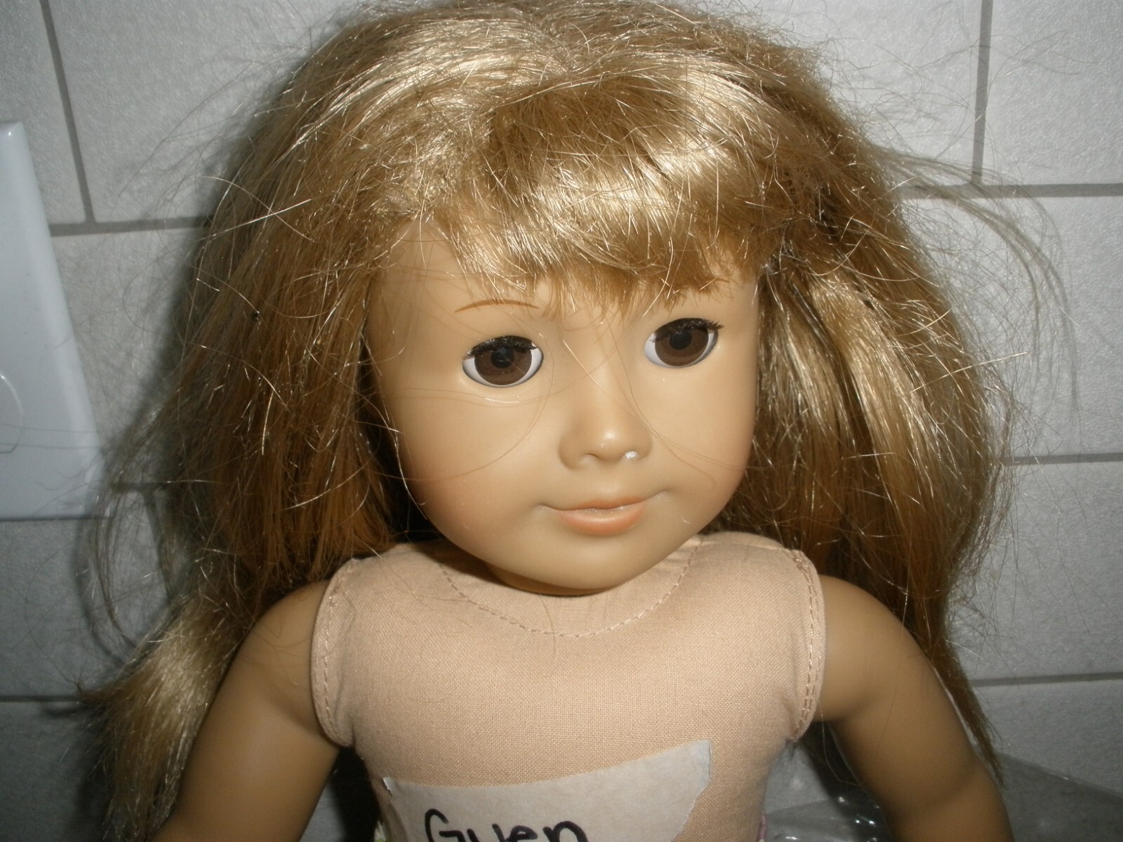 American Girl Doll Gwen 18" inch Doll with Skirt EUC eBay