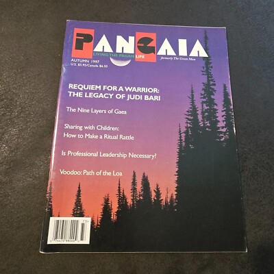 Vintage Pan Gaia Magazine Autumn 1997 Earthwise Spirituality PanGaia Pagan
