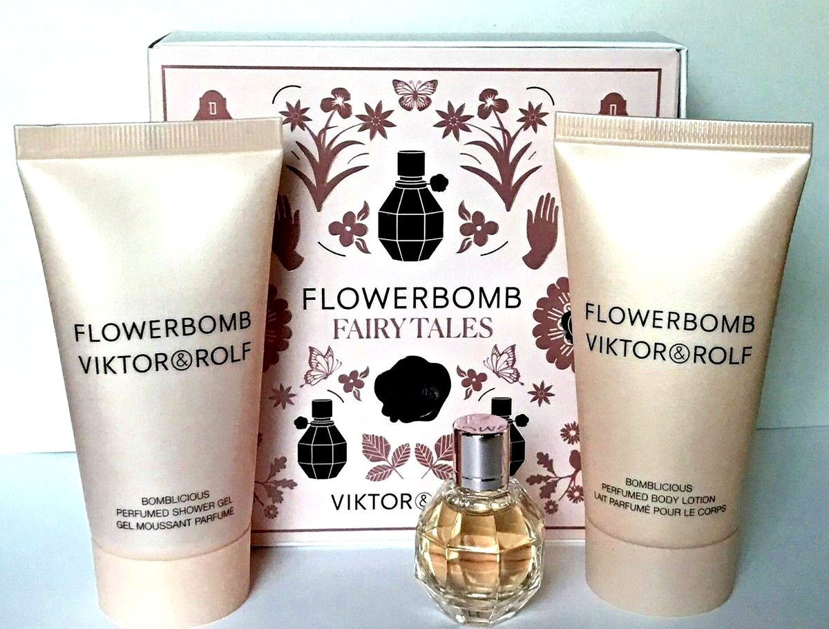 Viktor & Rolf Flowerbomb Luxury Gift Set with Mini Perfume | eBay