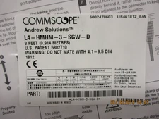 COMMSCOPE - L4-HMHM-3-SGW-D -  LDF4 D-CLASS WITH HELIAX SUREGUARD 3FT 4.3/10