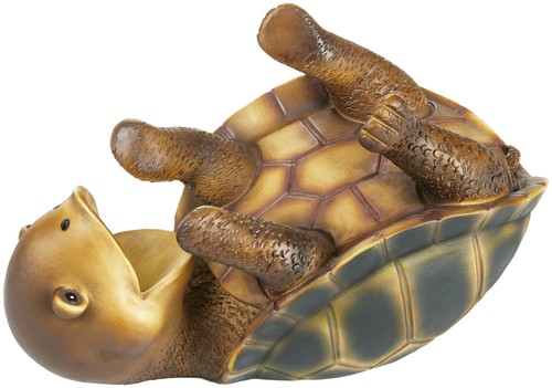 BRUBAKER Wine Bottle Holder Thirsty Turtle - Drunk Animals - Polyresin - Picture 7 of 7