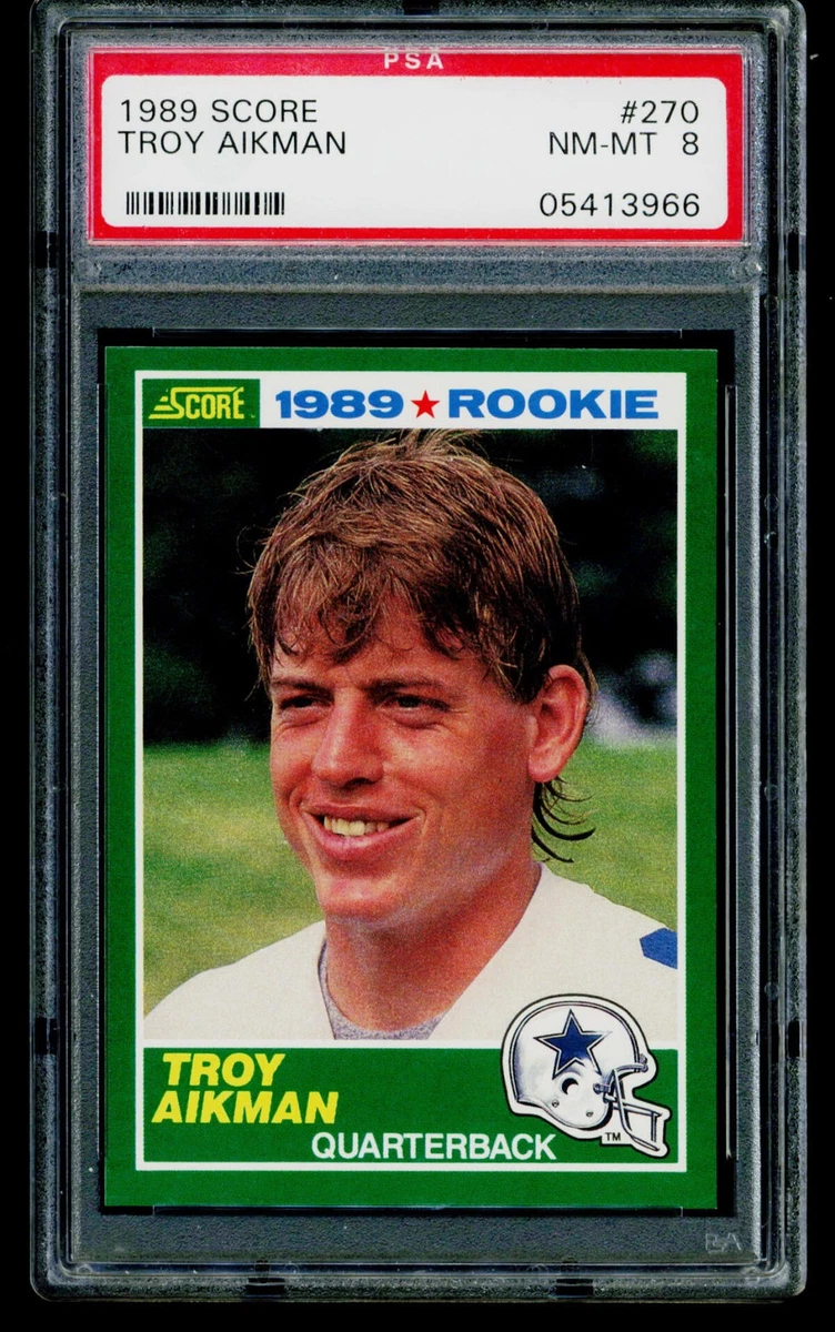 お値下げ可　PSA鑑定　1989年　TROY AIKMAN ルーキーカード 1989 Score Troy Aikman #270 for sale | eBay