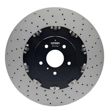 Two  Piece Drilled Floating Front Disc Brake Rotor 40206KB50A For Nissan GT-R